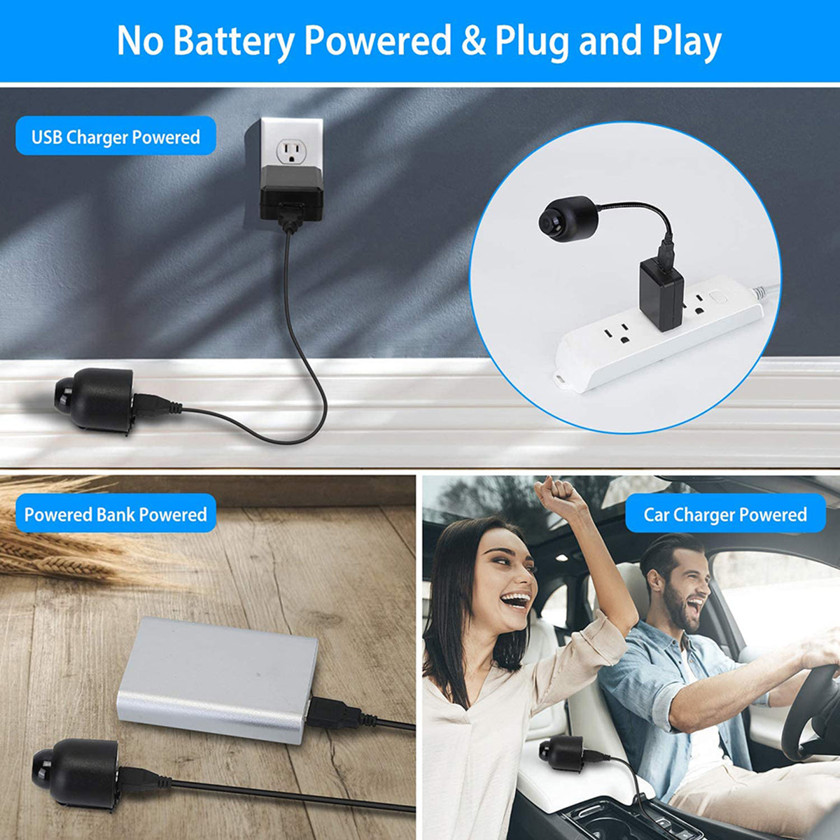 Hidden Camera – 720p Wireless Indoor Security