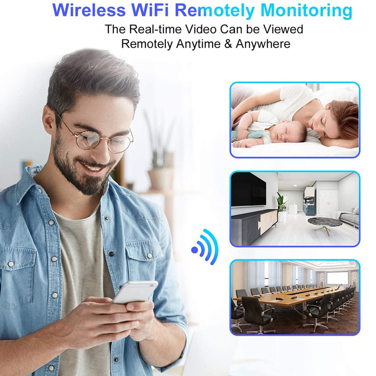 Hidden Camera – 720p Wireless Indoor Security