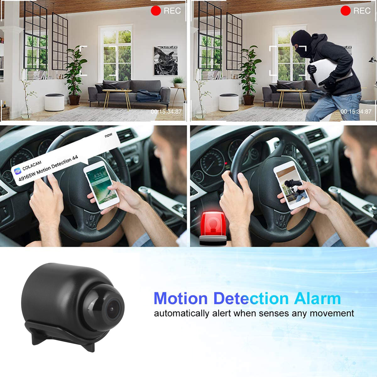 Hidden Camera – 720p Wireless Indoor Security